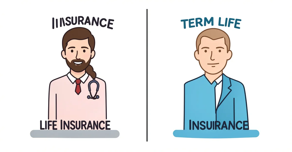 Featured image: Professional featured image for: Life Insurance Vs. Term Life Insurance: What’s the Difference?: Eve