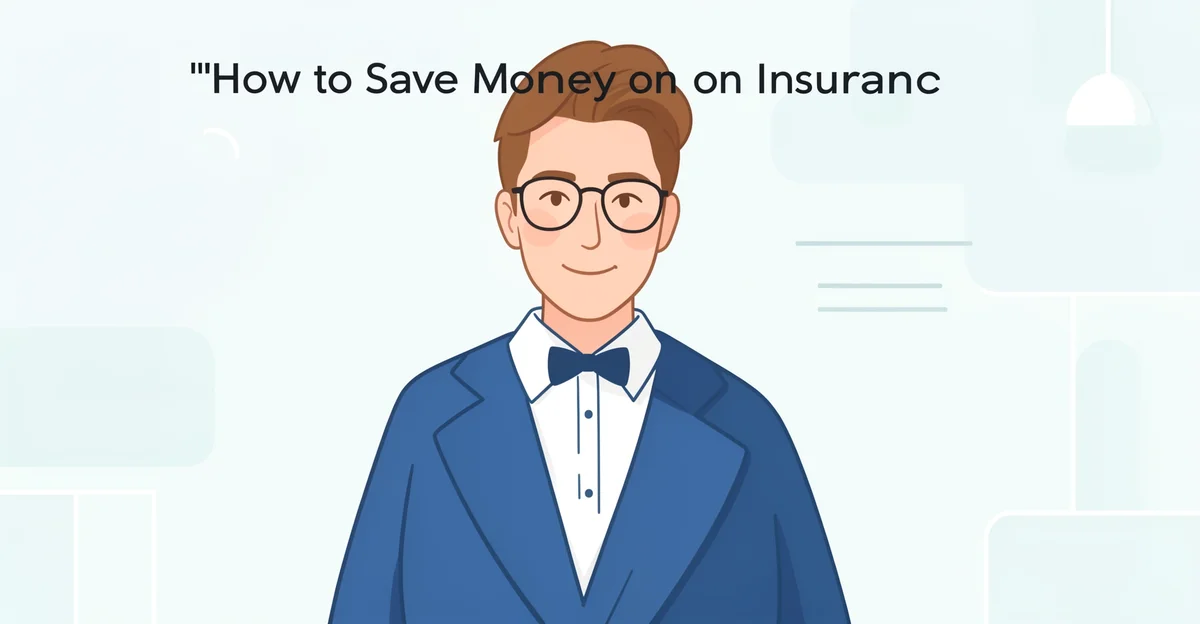 Featured image: Professional featured image for: How to Save Money on Insurance Without Sacrificing Coverage. Clean