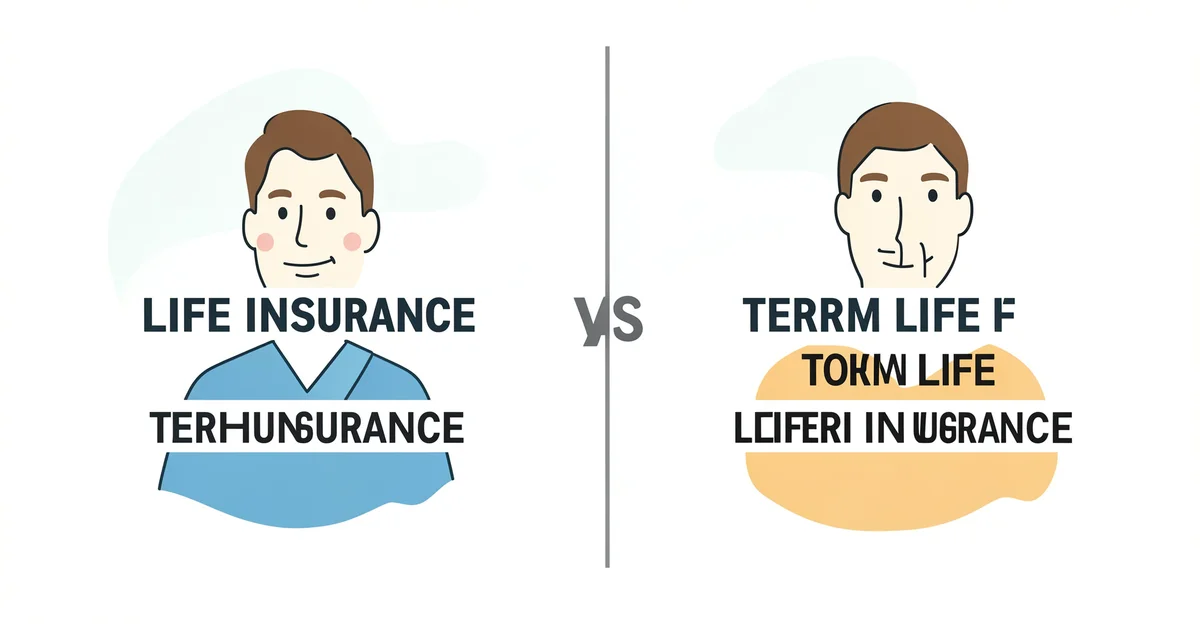 Featured image: Professional featured image for: Life Insurance Vs. Term Life Insurance: What’s the Difference?: Eve