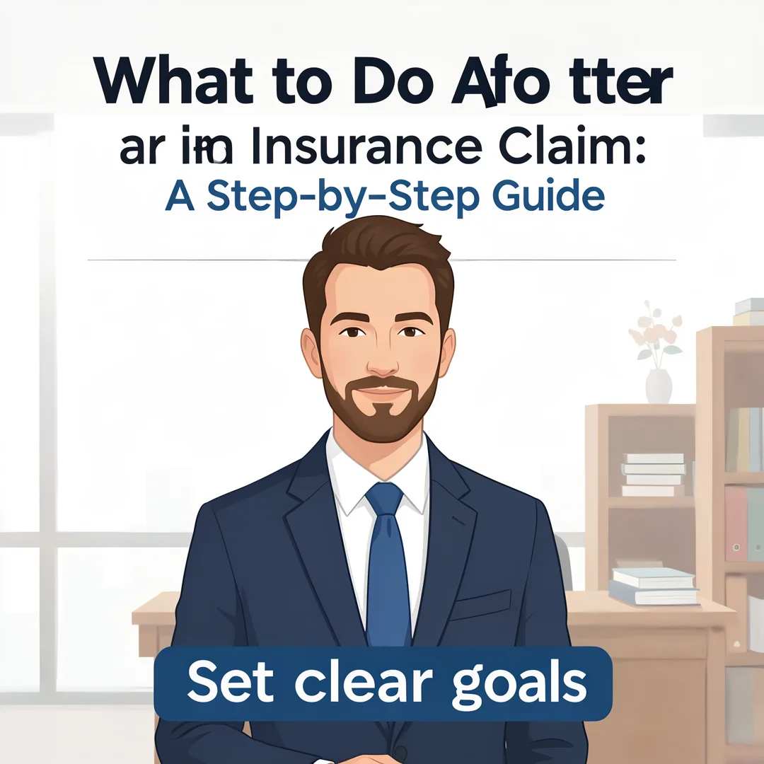 Step 3: Illustration for step: Set clear goals related to What to Do After an Insurance Claim: A Step-by-Ste