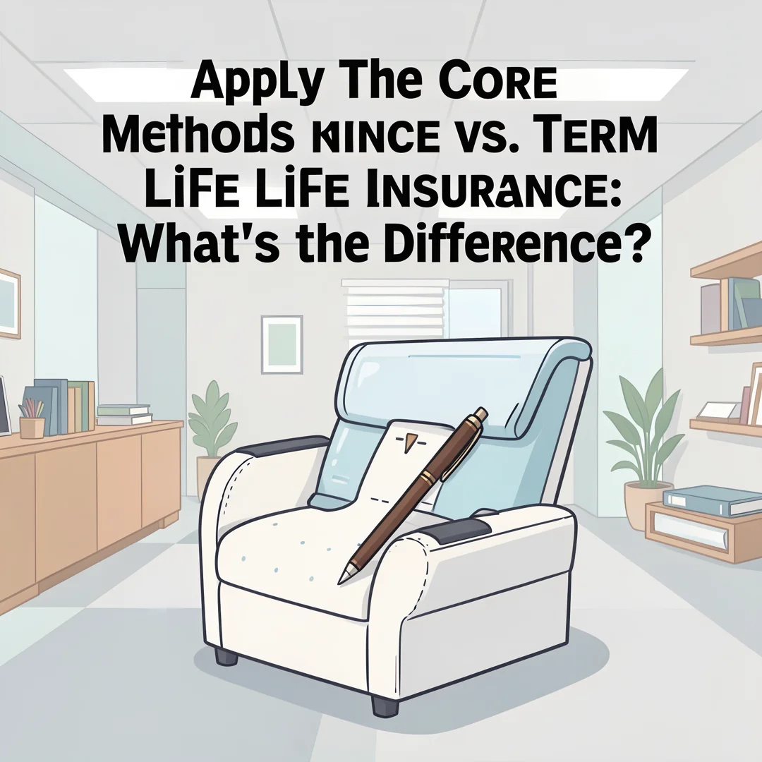 Step 5: Illustration for step: Apply the core methods related to Life Insurance vs. Term Life Insurance: Wha
