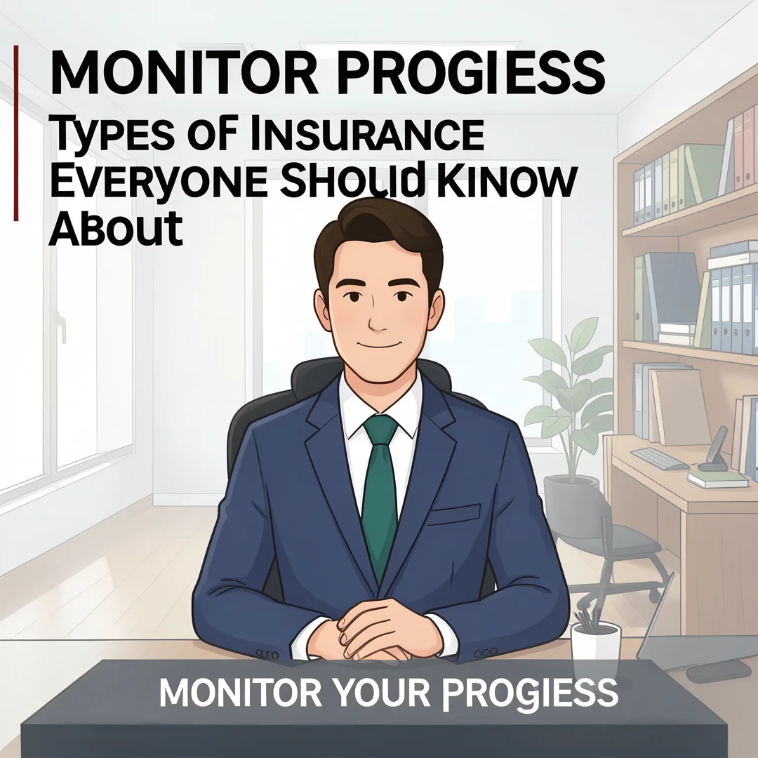 Step 6: Illustration for step: Monitor your progress related to Types of Insurance Everyone Should Know Abou