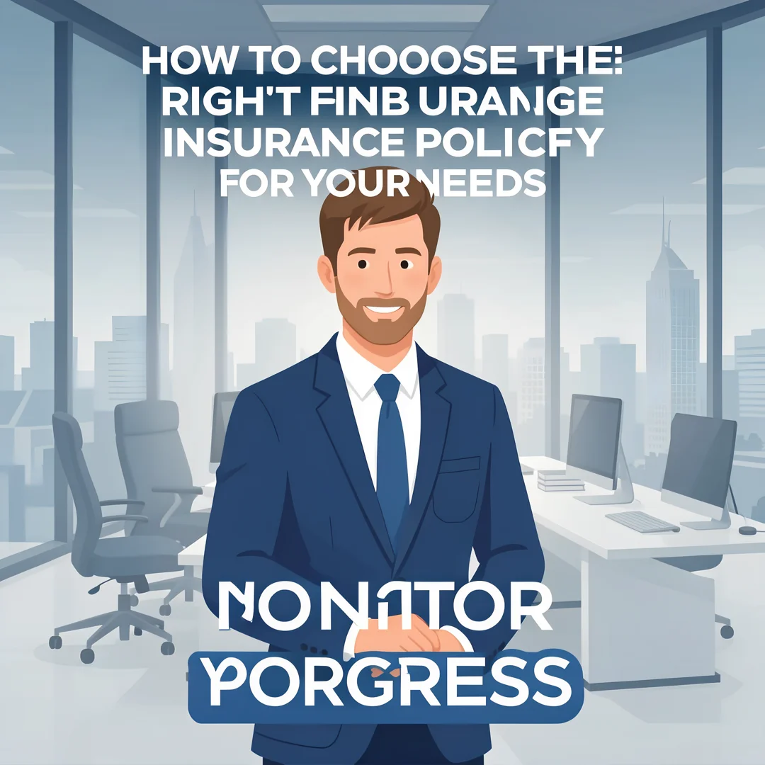 Step 6: Illustration for step: Monitor your progress related to How to Choose the Right Insurance Policy for