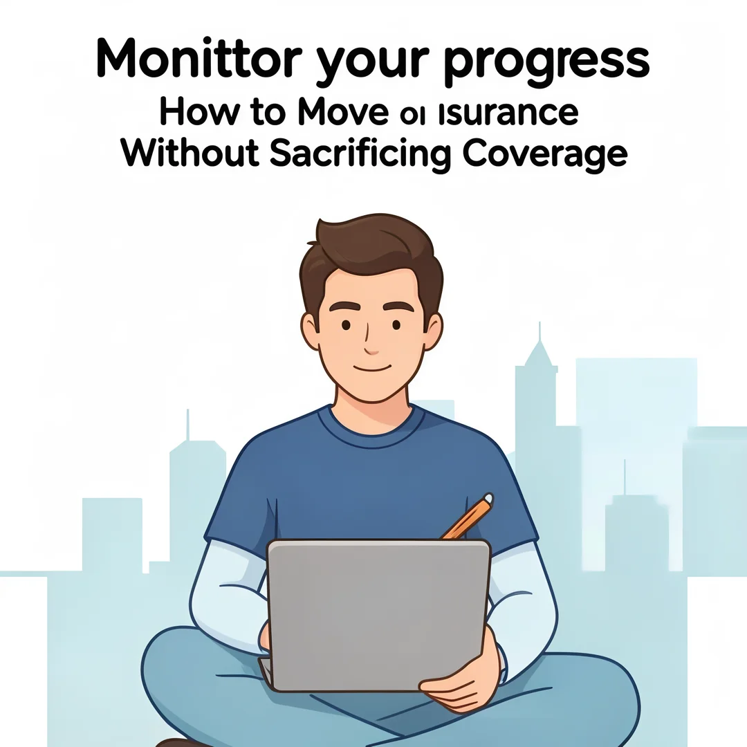 Step 6: Illustration for step: Monitor your progress related to How to Save Money on Insurance Without Sacri