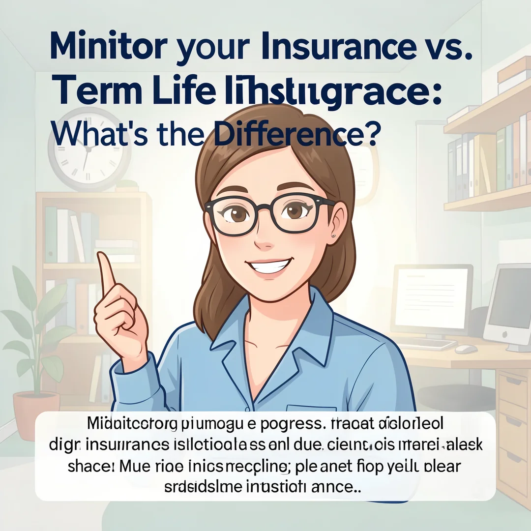 Step 6: Illustration for step: Monitor your progress related to Life Insurance vs. Term Life Insurance: What