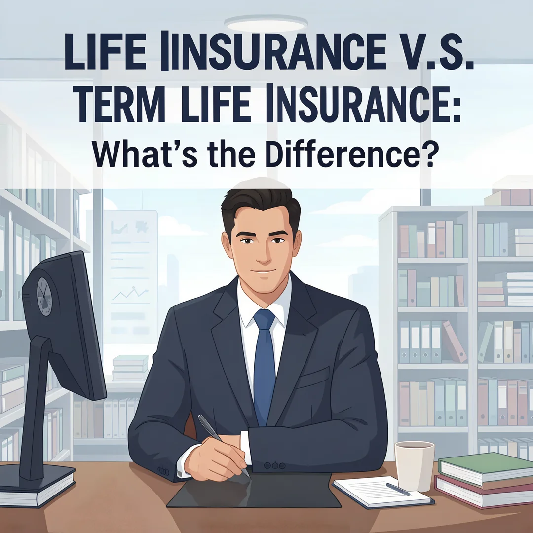 Step 8: Illustration for step: Maintain long-term success related to Life Insurance vs. Term Life Insurance: